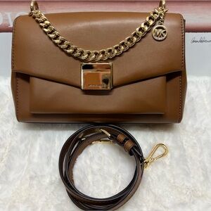 SOLD******NWOT Michael Kors Leather Lita Bag